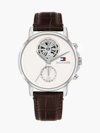 40mm レザーストラップ ドレスウォッチ