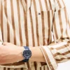 43mm シリコンストラップ クロノグラフウォッチ