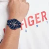 シリコンストラップ付き46mmスポーツウォッチ