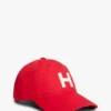 Hロゴパッチ付きベースボールキャップ