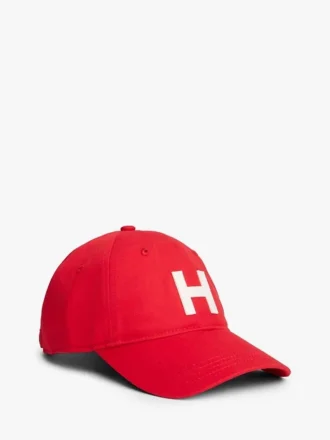 Hロゴパッチ付きベースボールキャップ