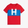 キッズ ノーティカルHロゴ カラーブロックTシャツ