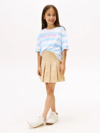 キッズ 無地プリーツスカート