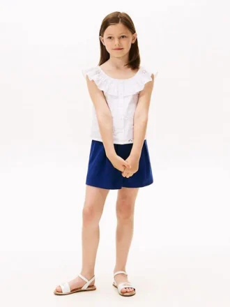 キッズ用プリーツショーツ
