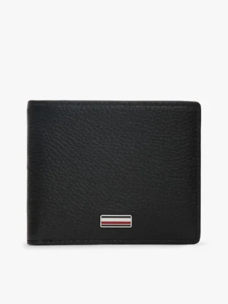 ペブルドレザー製二つ折り財布