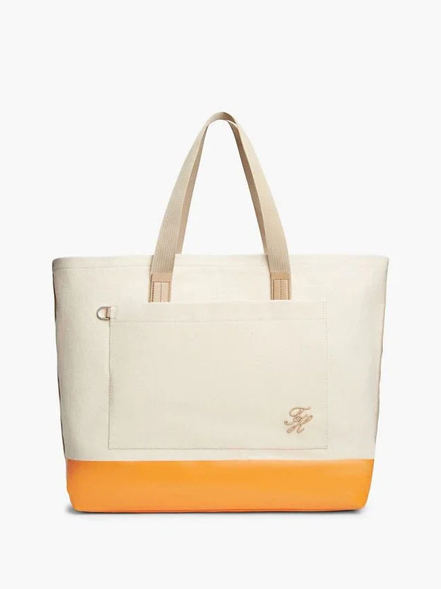 カラーブロック キャンバス トートバッグ カラーブロック キャンバス トートバッグ