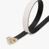 モノグラムバックル リバーシブル レザーベルト