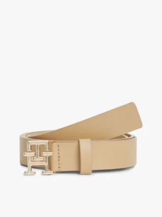モノグラムバックル レザーベルト