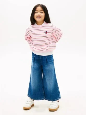 キッズ デニムキュロット