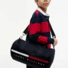 キッズ フラッグストライプ ロゴ ダッフルバッグ