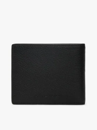 ペブルドレザー製二つ折り財布