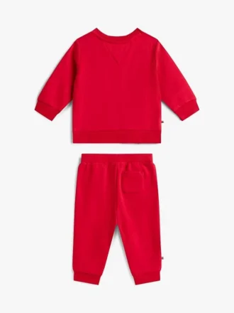 ベビー用ロゴ入りスウェットシャツ＆パンツセット