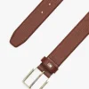 スクエアバックル ペブルドレザーベルト スクエアバックル ペブルドレザーベルト