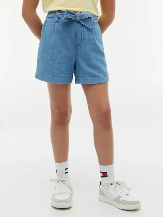 キッズ用 ベルト付きストレッチプルオンショーツ