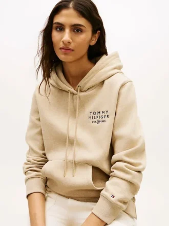 モノタイプ ロゴ ヘザー調フーディー