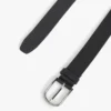 ラウンドバックル スムースレザーベルト ラウンドバックル スムースレザーベルト
