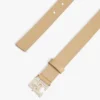 モノグラムバックル レザーベルト