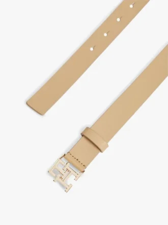 モノグラムバックル レザーベルト