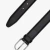 ラウンドバックル レザーベルト