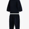 ベビー用ロゴ入りスウェットシャツ＆パンツセット