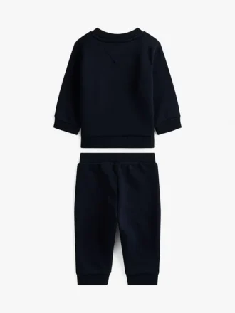 ベビー用ロゴ入りスウェットシャツ＆パンツセット