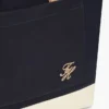 カラーブロック キャンバス トートバッグ