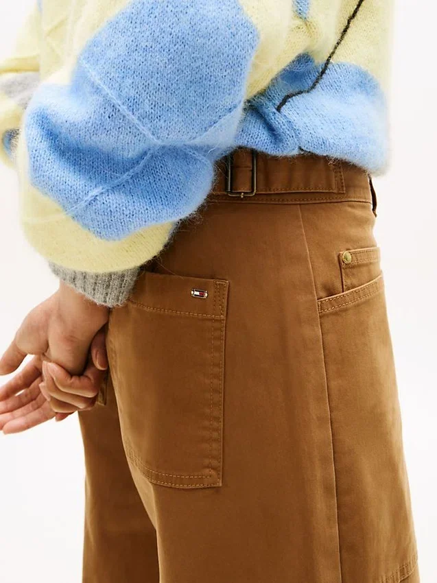 ストレッチ ワイドレッグ ユーティリティパンツ ストレッチ ワイドレッグ ユーティリティパンツ