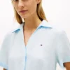リネン ミニシャツドレス リネン ミニシャツドレス