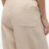 軽量リネン混紡プルオンパンツ