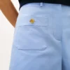 ゴールドボタン ツイル ポケットショーツ
