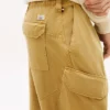 ガーメントダイ ストレートカーゴパンツ