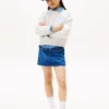 キッズ フロック加工ロゴ スウェットシャツ