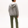キッズ用ロゴ入りジップアップフーディー