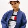 キッズ フラッグストライプ ロゴ ベースボールキャップ