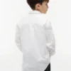 キッズ用ストレッチオックスフォードシャツ
