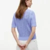 半袖ミックスニットカーディガン