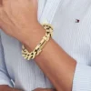 分厚いチェーンリンクブレスレット