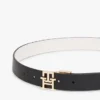 モノグラムバックル リバーシブル レザーベルト