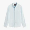 レギュラーフィットのリネン混シャツ