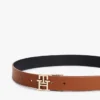 モノグラムバックル リバーシブルレザーベルト モノグラムバックル リバーシブルレザーベルト