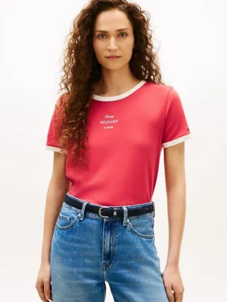 モノタイプロゴ リンガーTシャツ