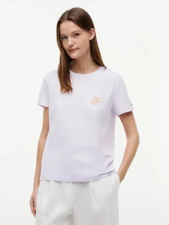 スクリプトモノグラム ポケットTシャツ