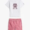 ベビー用モノグラムTシャツ＆ショーツセット