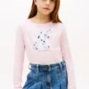 キッズ用 フローラルモノグラムTシャツ