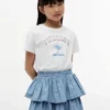 キッズ用 ラインストーン付きトミーロゴTシャツ