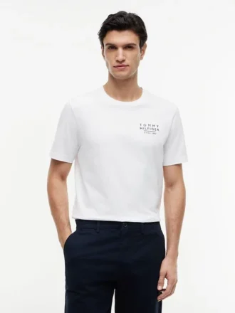 ウェービー・フラッグ・バック・ロゴ Tシャツ