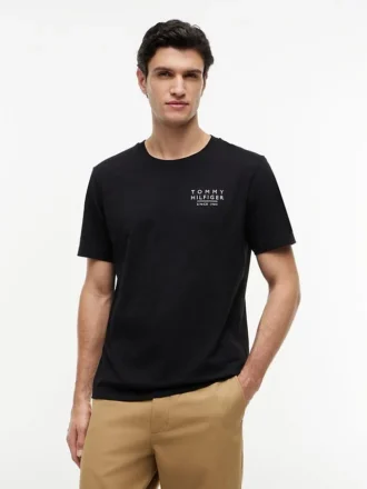 ウェービー・フラッグ・バック・ロゴ Tシャツ