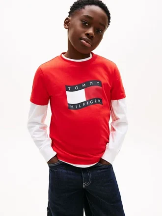 キッズ ウェイビーフラッグ Tシャツ