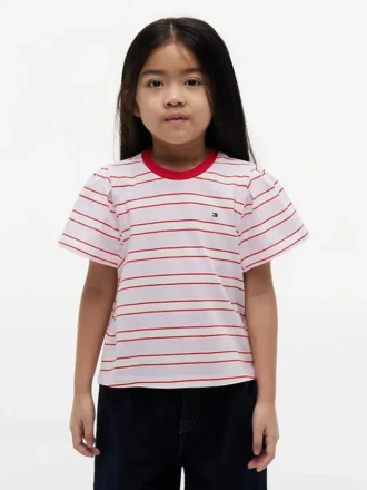 キッズ ストライプTシャツ