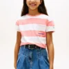 キッズ ストライプ ポケットTシャツ